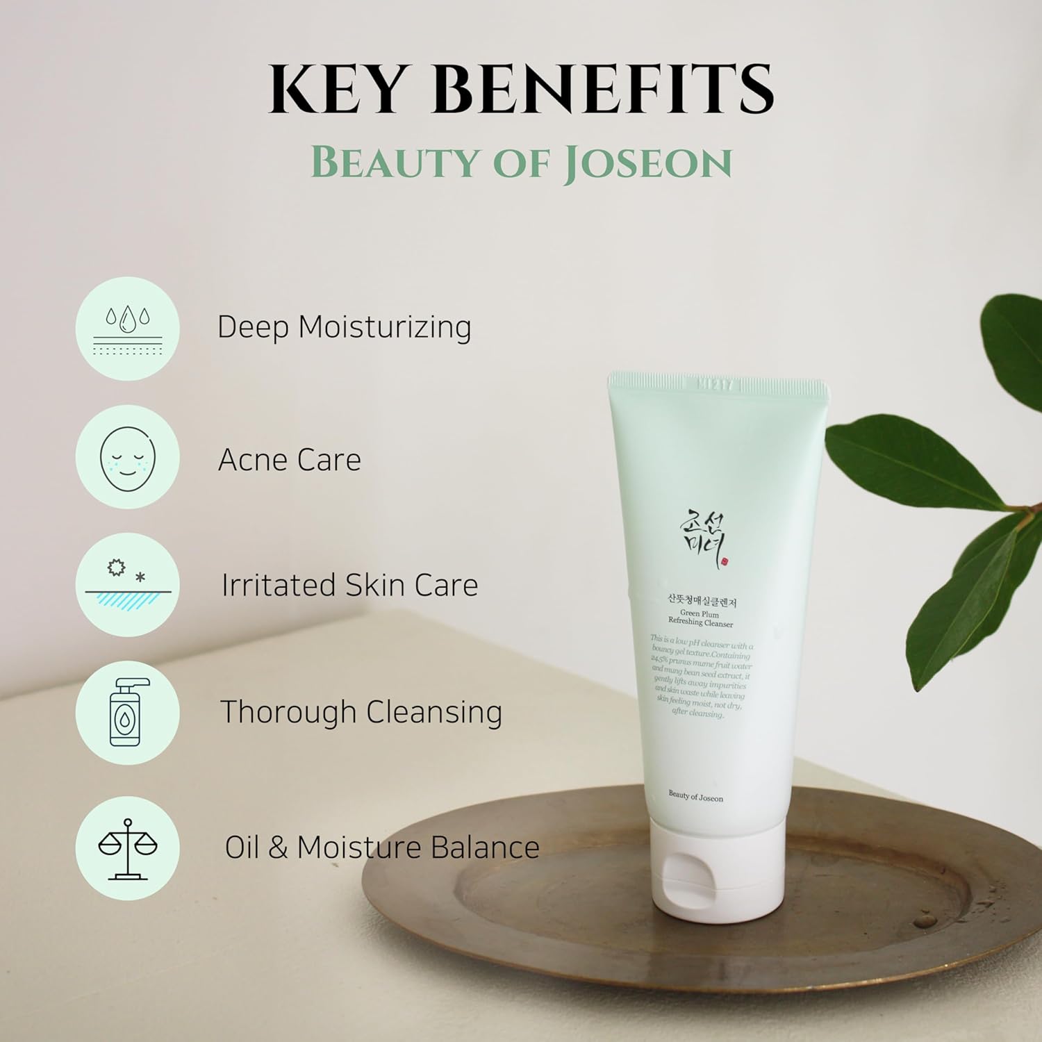 Beauty Of Joseon :Green Plum Refreshing Cleanser - 100Ml