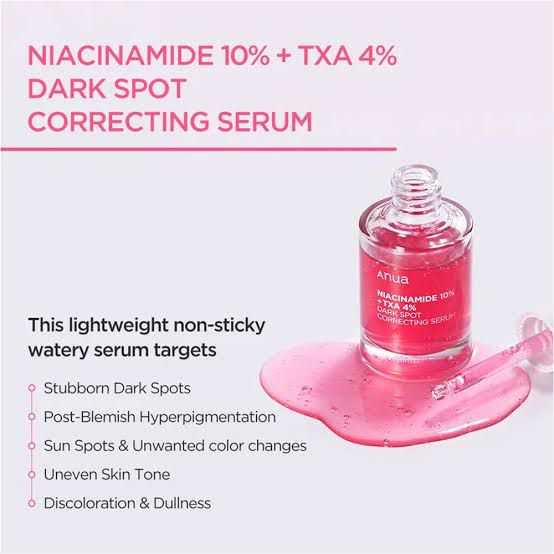 Anua Niacinamide 10% + TXA 4% Dark Spot Correcting Serum