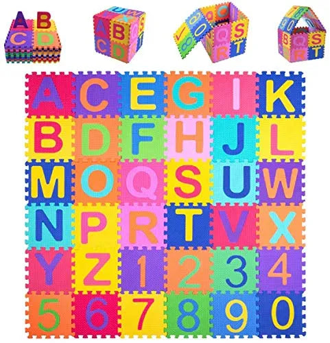 36Pcs Set Alphabet Letters Numbers