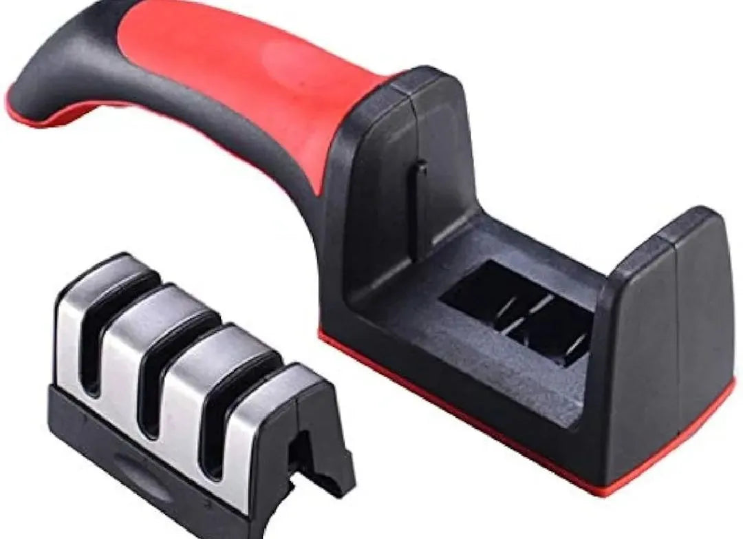 4 in 1 Adjustable Kitchen Knife Sharpener | Professional Manual Knife & Scissor Sharpening Tool