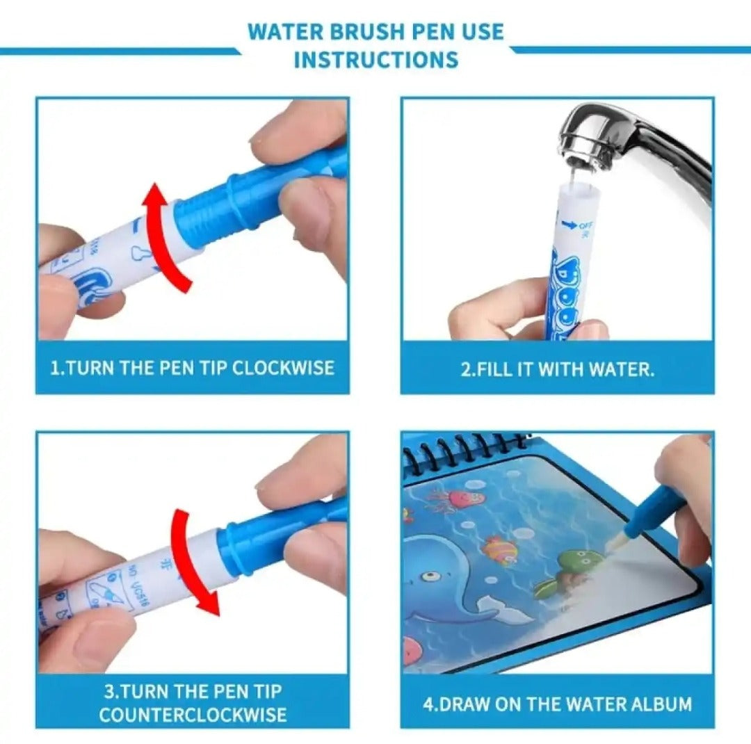 Magic Water Book for Kids (2–5 Years)