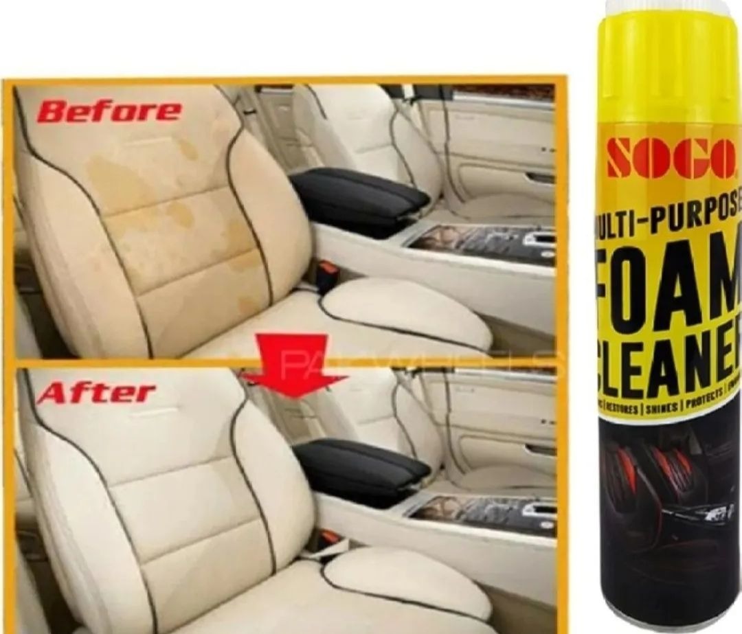 Multipurpose Foam Cleaner Spray 650ml | Kitchen, Bathroom & Car Interior Stain Remover