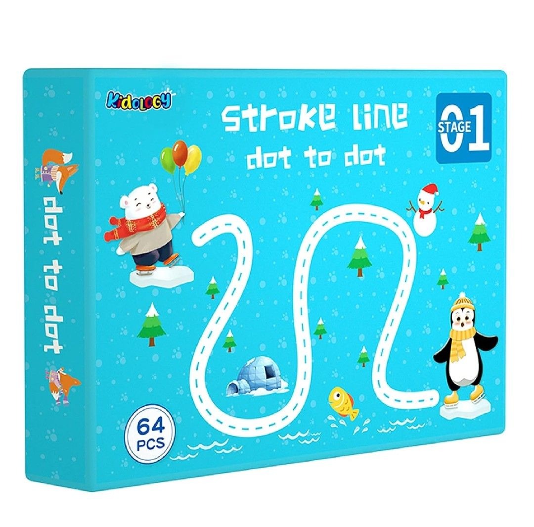 Reusable Magical Tracing Activity Workbook Set (64 Pages) | Kids Pre-School Writing Practice Book with 2 Pens & Duster