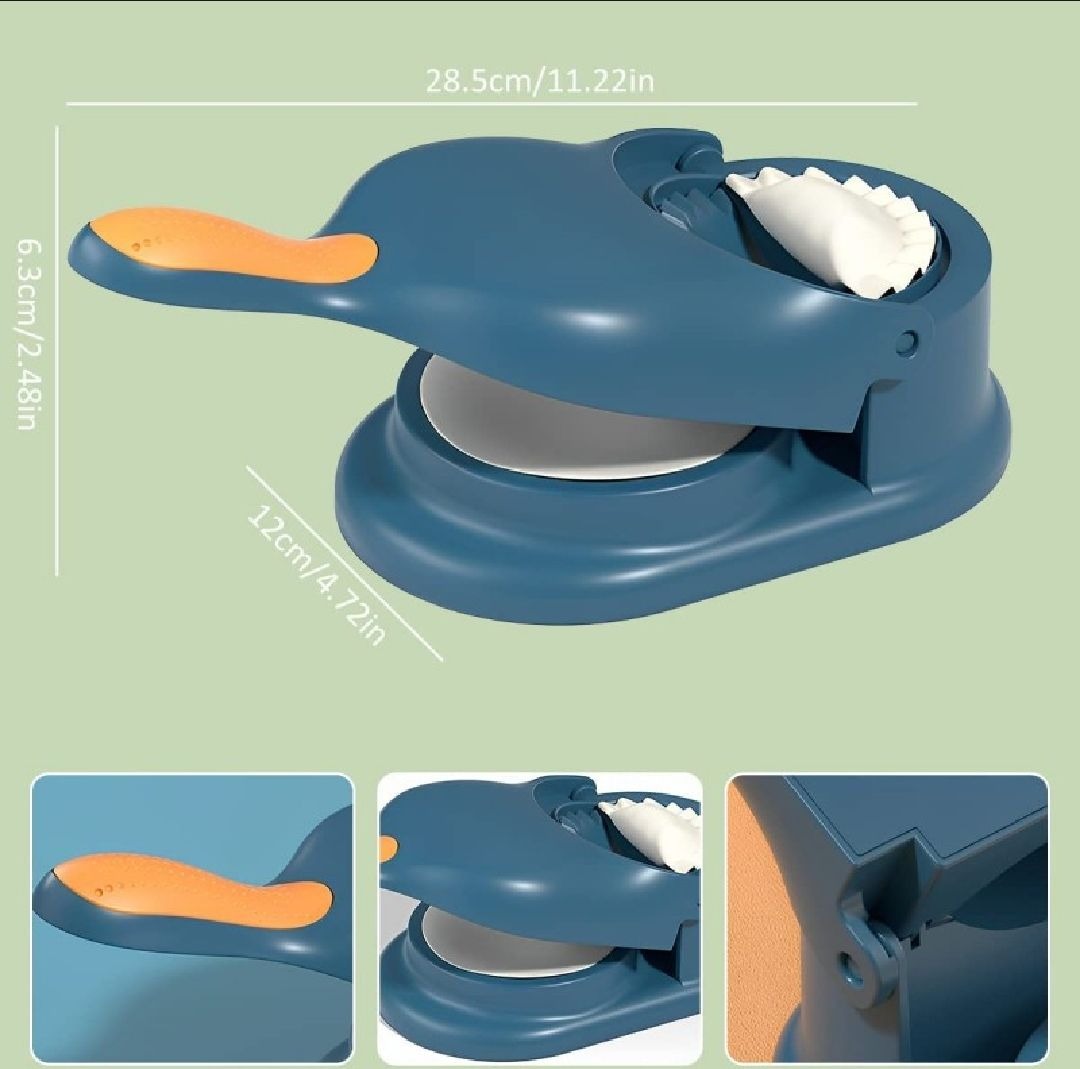 2 in 1 Samosa & Dumpling Maker | Manual Ravioli Mould & Dough Press Tool | Easy Kitchen Pastry Maker