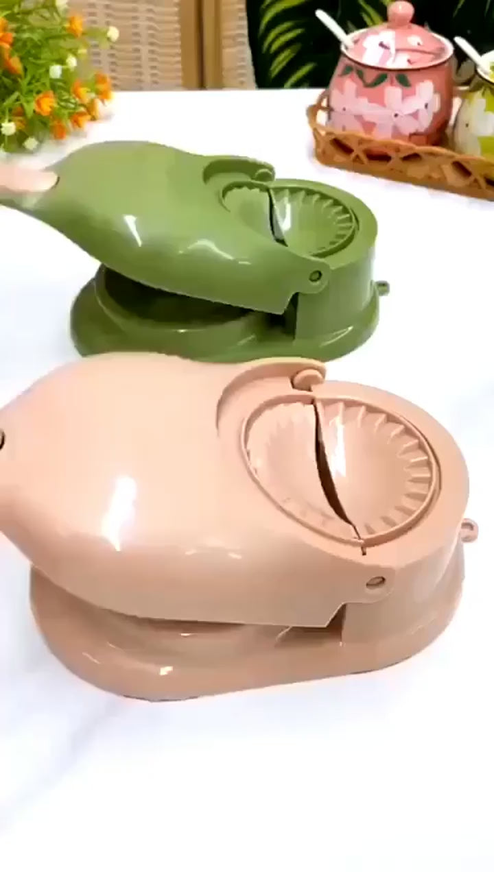 2 in 1 Samosa & Dumpling Maker | Manual Ravioli Mould & Dough Press Tool | Easy Kitchen Pastry Maker