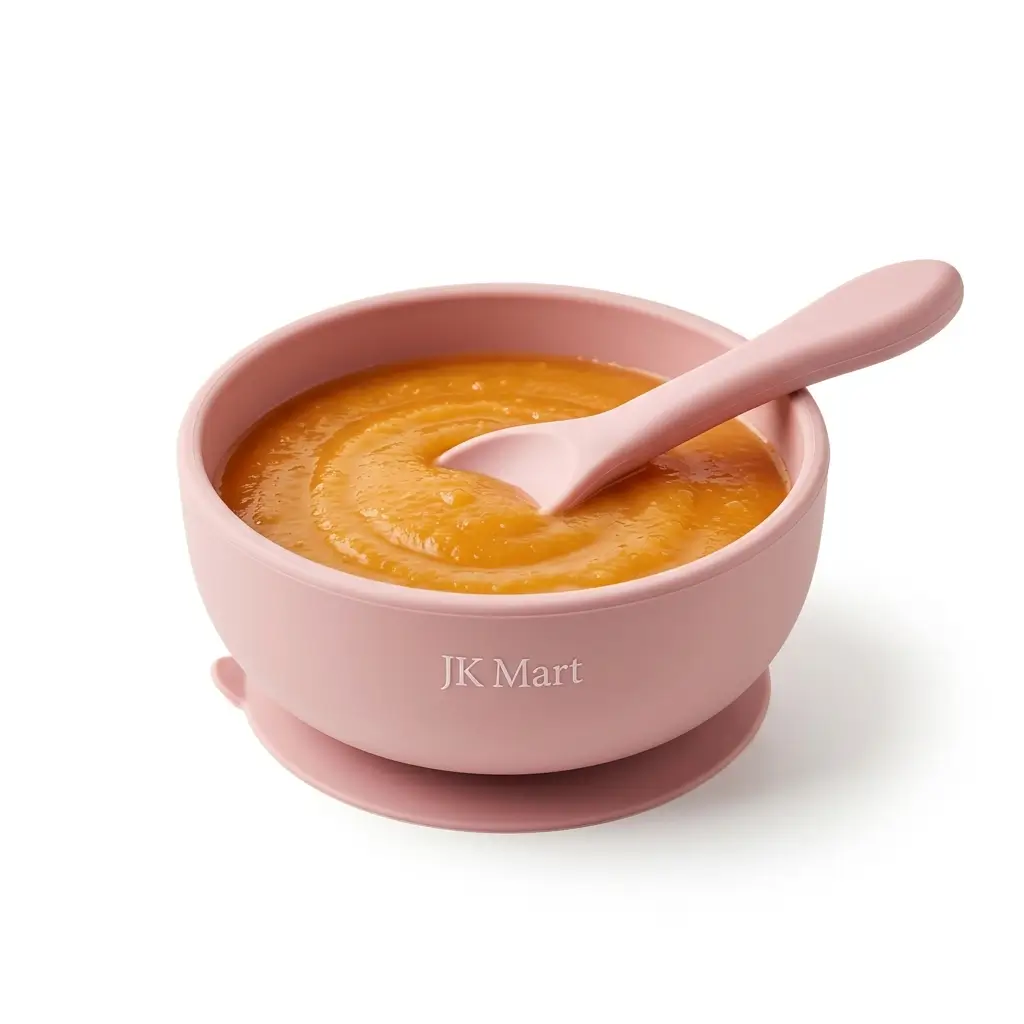 Baby Feeding Bowl Set with Spoon - Image 2