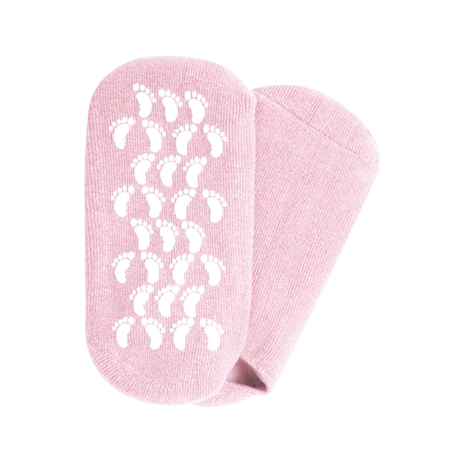 1 Pair Reusable Silicone Spa Gel Socks For Dry Feet And Cracked Heel Treatment – Moisturizing Hydrating Softening And Skin Smoothing Overnight Foot Care - Image 4