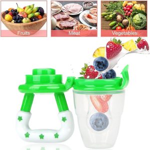 Baby Solid Baby Fruit Pacifier Fresh Fruit Feeder Infant Teething Toy Nibbler Teether Pacifier Safe Silicone Pacifier (random color) - Image 3