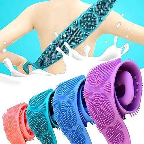 3 in 1 Silicone Bath & Skincare Value Bundle – Shower Brush, Back Scrubber & Face Cleansing Brush Set - Image 4