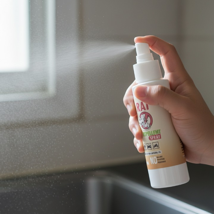 Rat Repellent Spray 50ml – Natural, Safe & Non-Toxic Rodent Deterrent for Home, Kitchen, Car, and Storage Areas - Image 3