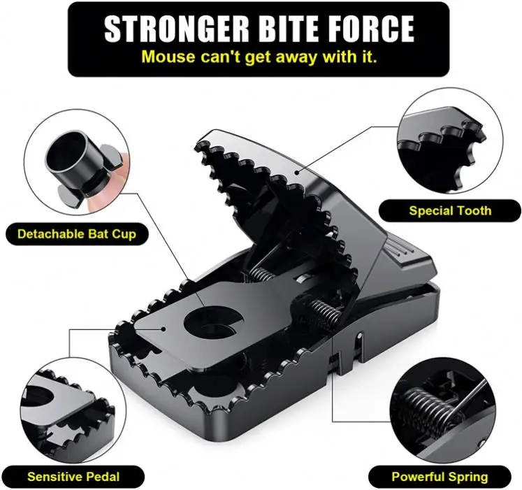 Heavy Duty Plastic Mouse Trap | Reuseable Mouse Catcher - Image 3
