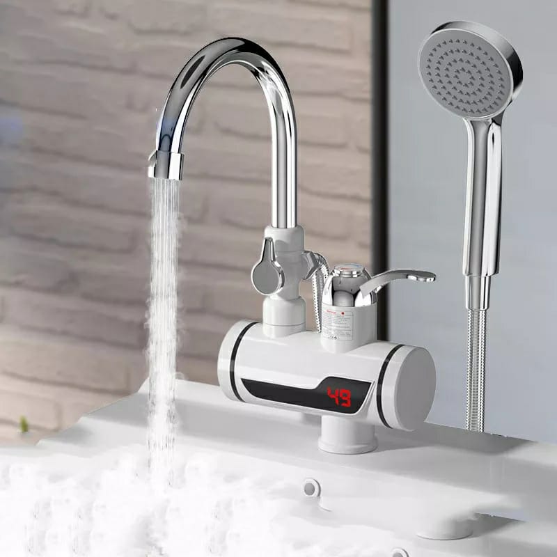 Electric Hot Water Heater Faucet Kitchen Instant Heating Tap Water (without shower) - Image 5