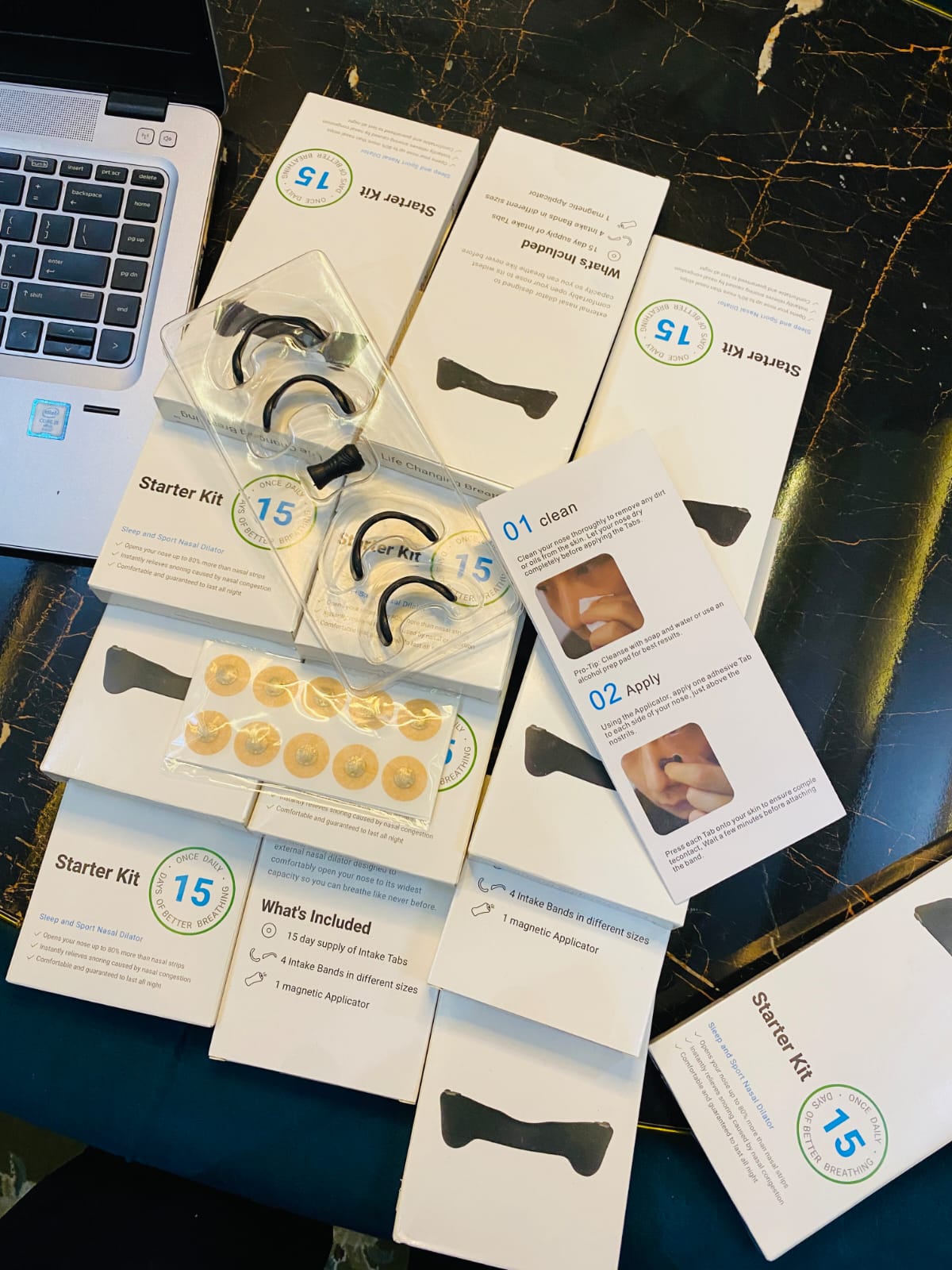 Magnetic Nose Strips,Sleepco Nasal Dilator Starter Kit / Next-Gen BreathIn Nosel Strips / Magnetic Nose Clips - Image 5