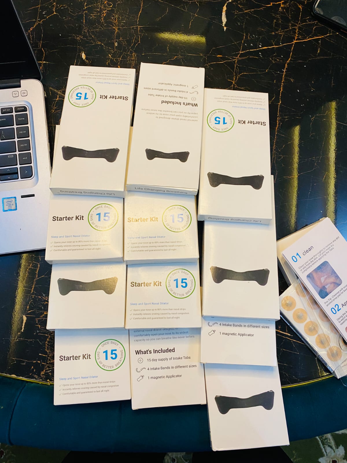 Magnetic Nose Strips,Sleepco Nasal Dilator Starter Kit / Next-Gen BreathIn Nosel Strips / Magnetic Nose Clips - Image 3