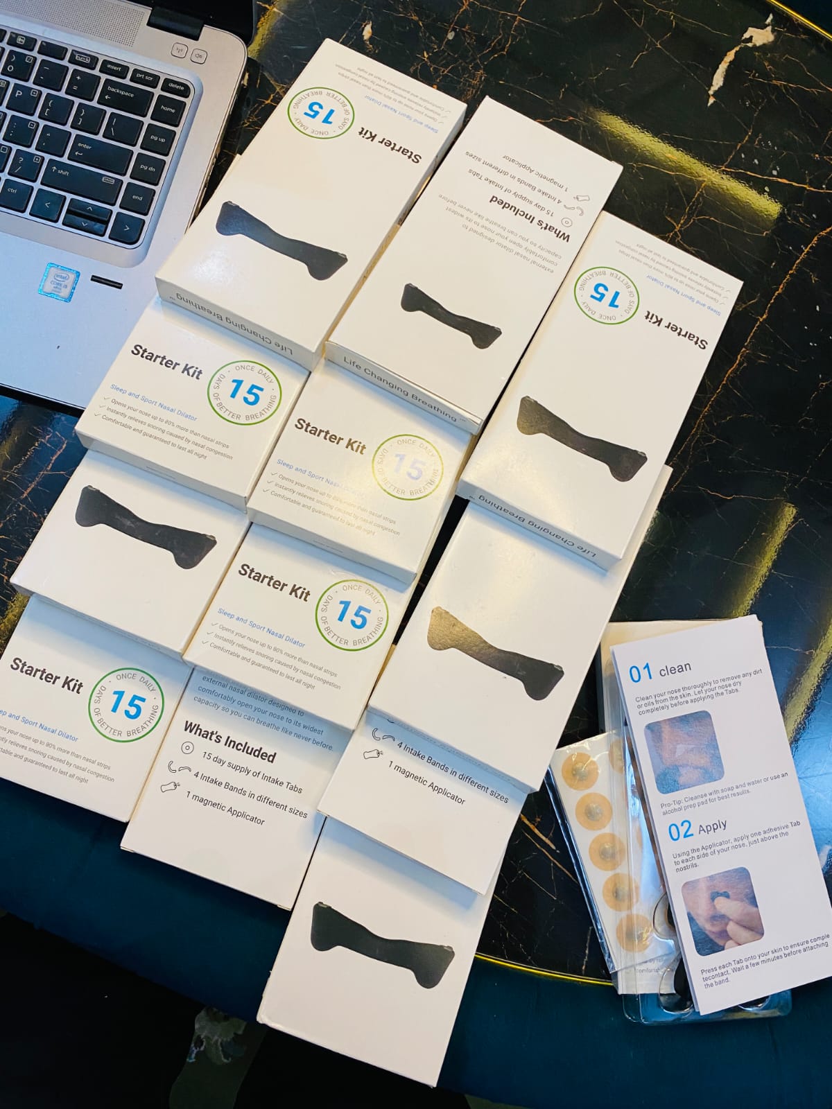 Magnetic Nose Strips,Sleepco Nasal Dilator Starter Kit / Next-Gen BreathIn Nosel Strips / Magnetic Nose Clips - Image 4