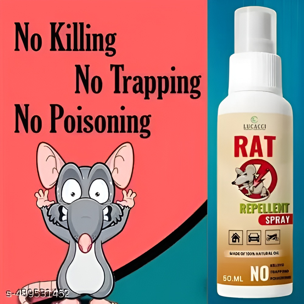 Rat Repellent Spray 50ml – Natural, Safe & Non-Toxic Rodent Deterrent for Home, Kitchen, Car, and Storage Areas - Image 4