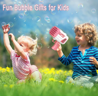 Bubble Bazooka Pro Electric 2-in-1 Rocket Bubble Gun — Fast Bubbles for Parties, Beach & Backyard Fun - Image 3