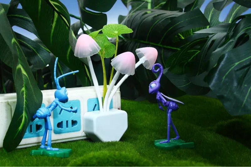 Mushroom Night Light | LED Night Lights | Flower Lamp Bedroom Baby room Lamps For Family, Friend or Kids Gifts (Random colors) - Image 3