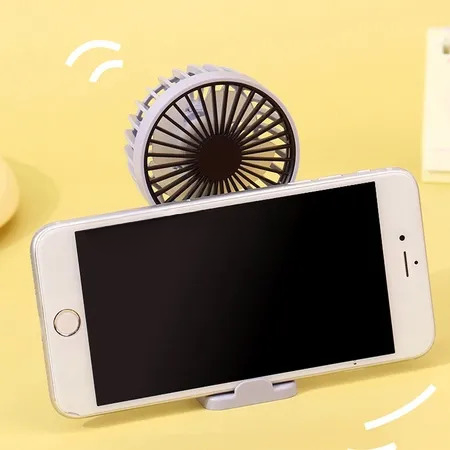 Portable Mini Rechargeable Fan – Single Speed Air Cooler for Summer Use (Random Colors) - Image 2