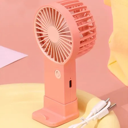 Portable Mini Rechargeable Fan – Single Speed Air Cooler for Summer Use (Random Colors) - Image 4